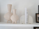 Curation #3 (3 items - Prado Vase (Lg & Sm) and Marble Bookends)